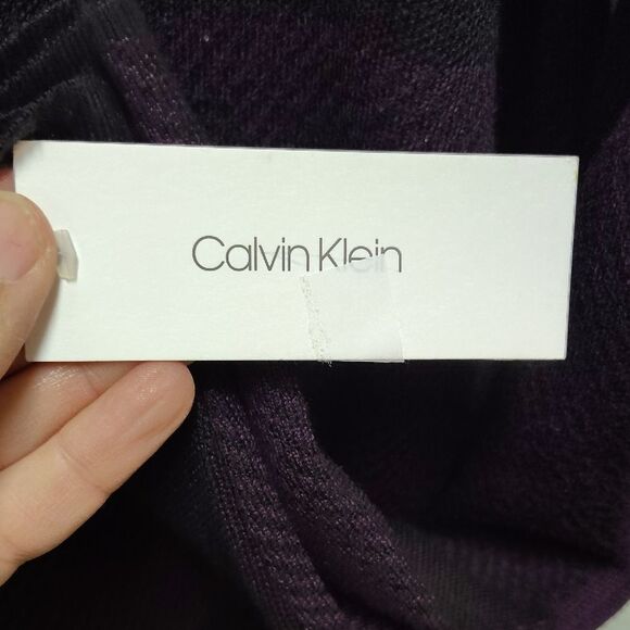 Calvin Klein Purple Cowl Neck Sweater - Picture 4 of 5